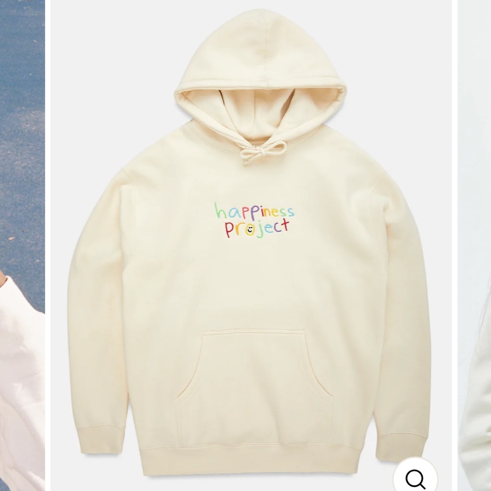 Happiness Project Original Hoodie Yellow